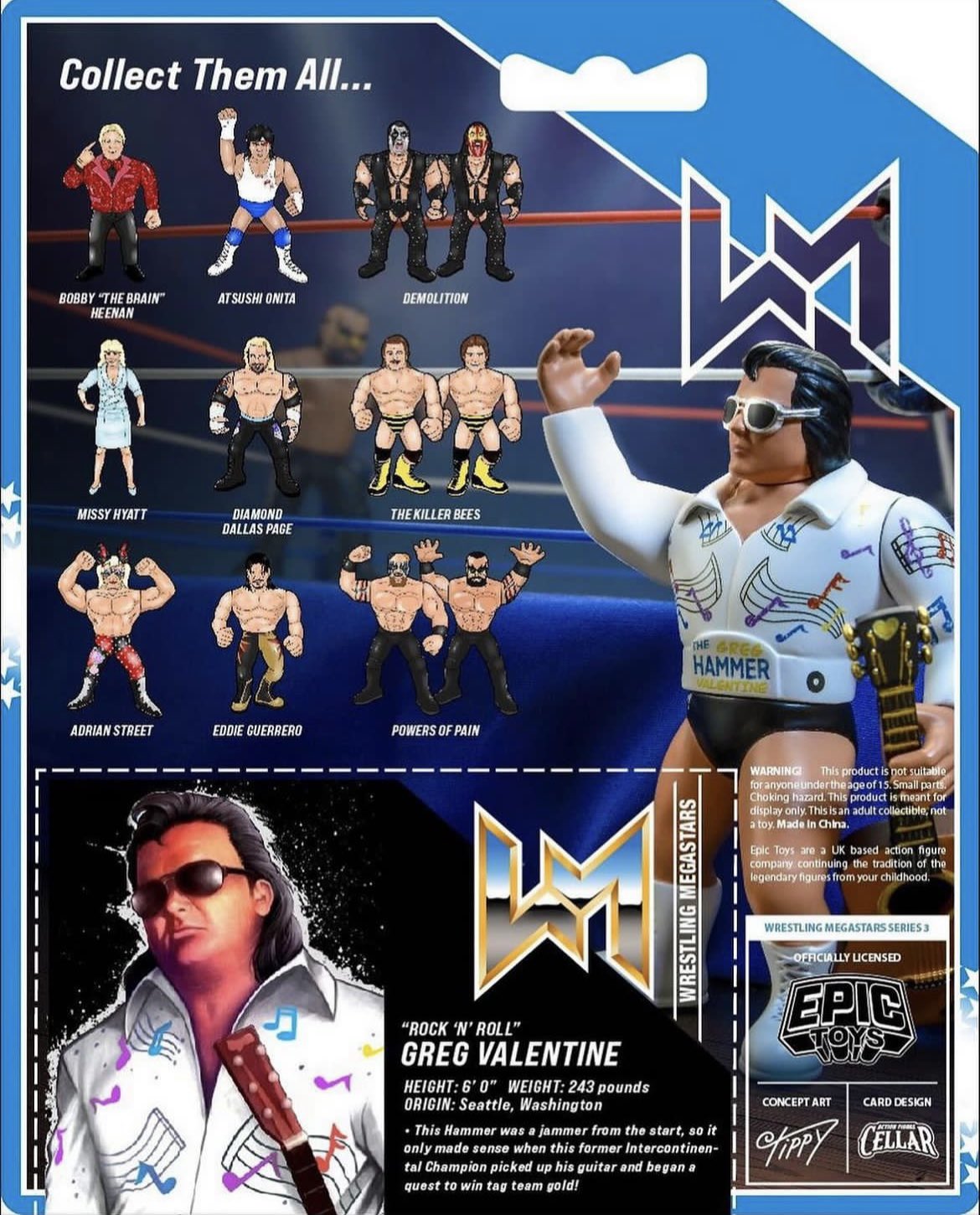 2024 Epic Toys Wrestling Megastars Series 3 Bobby "The Brain" Heenan