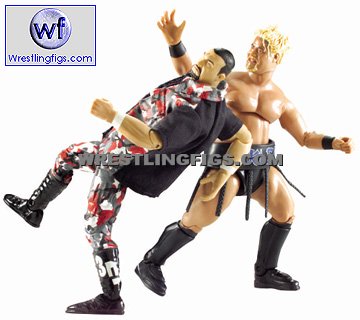 2002 WWF Jakks Pacific Final Count Series 3 "Clothes Line": Rikishi & Bubba Ray Dudley