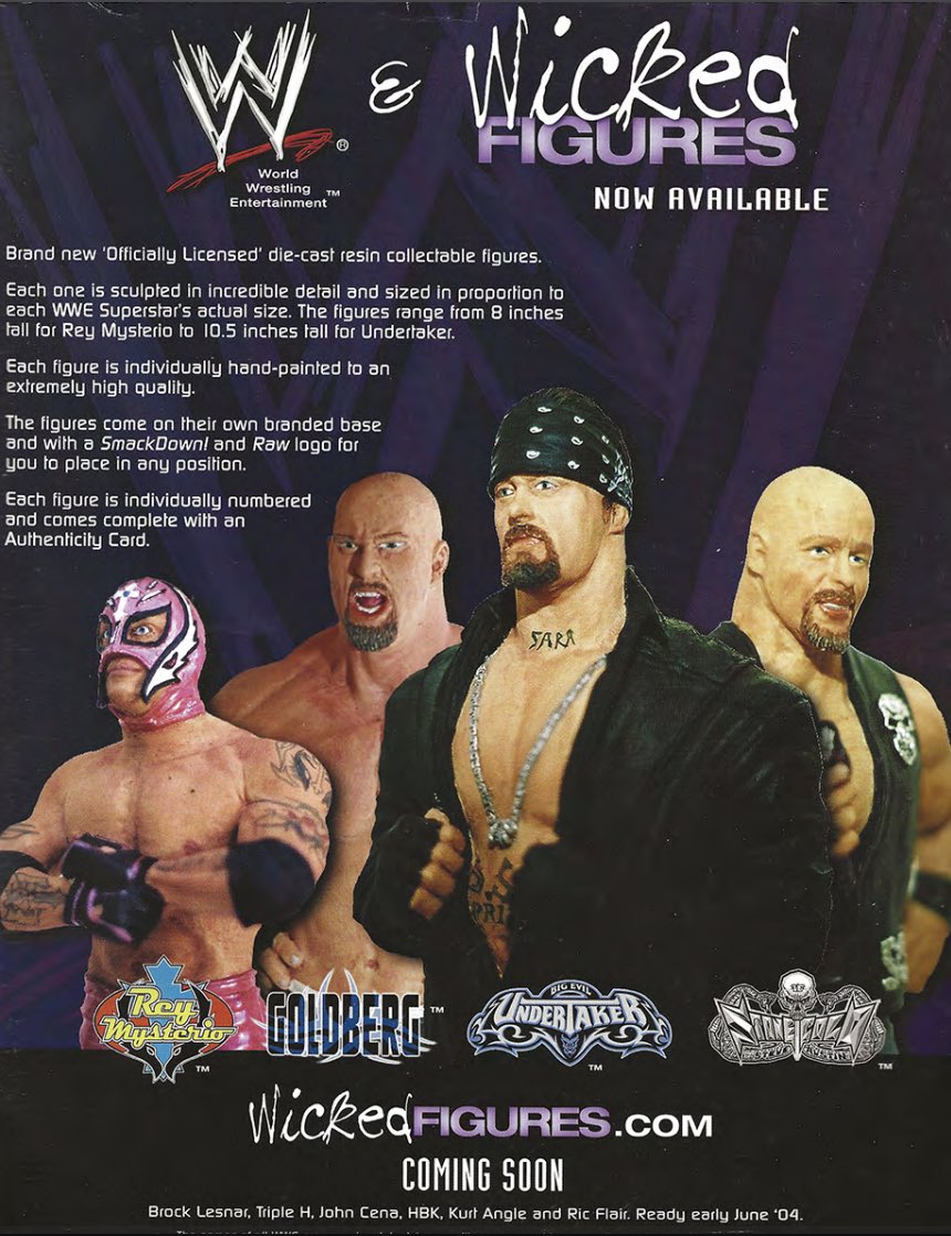 2003 WWE Puzzle Productions/Wicked Figures Series 1 Undertaker