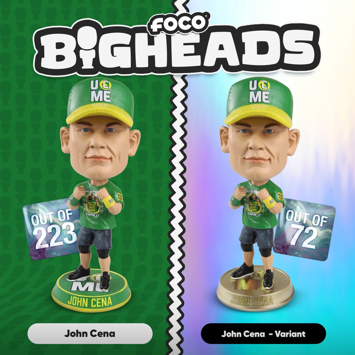2023 WWE FOCO Bigheads Limited Edition John Cena