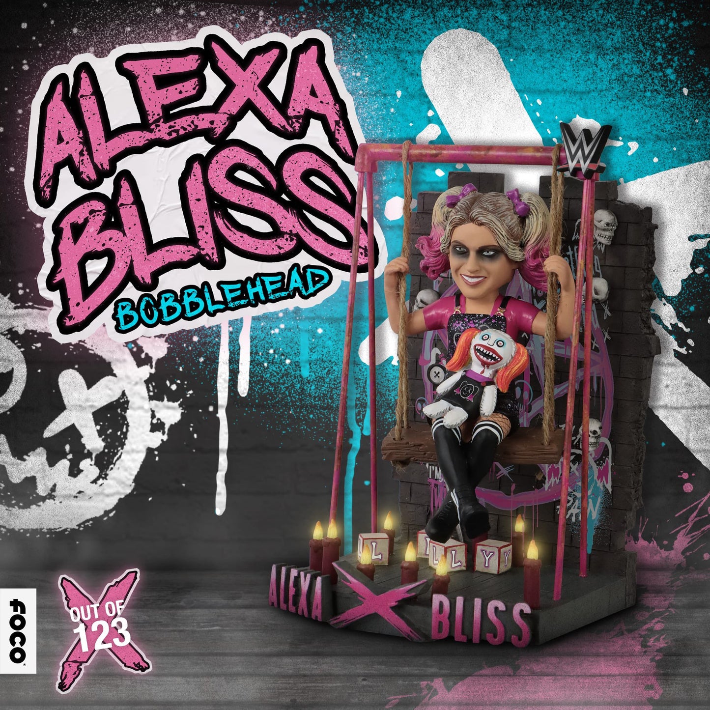 2023 WWE FOCO Bobbleheads Limited Edition Alexa Bliss