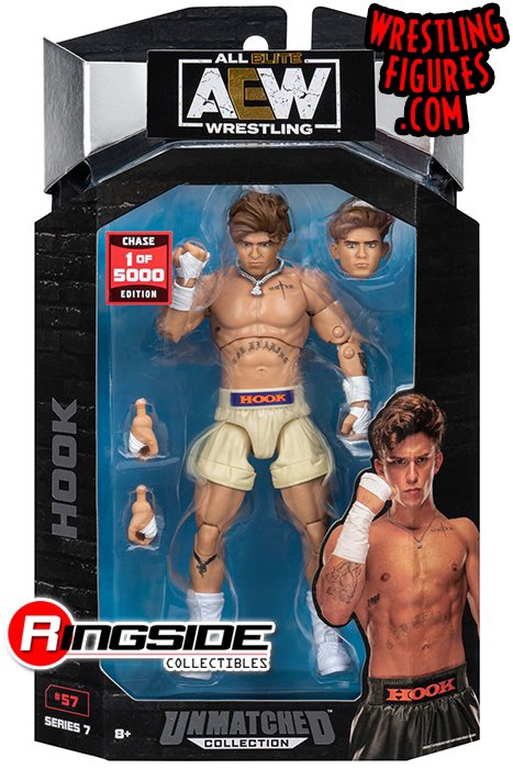 2023 AEW Jazwares Unmatched Collection Series 7 #57 Hook [Chase Editio –  Wrestling Figure Database