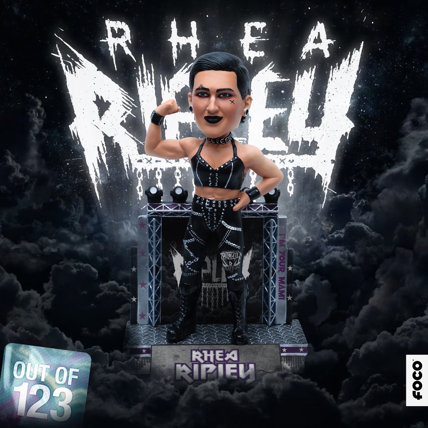 2023 WWE FOCO Bobbleheads Limited Edition Rhea Ripley