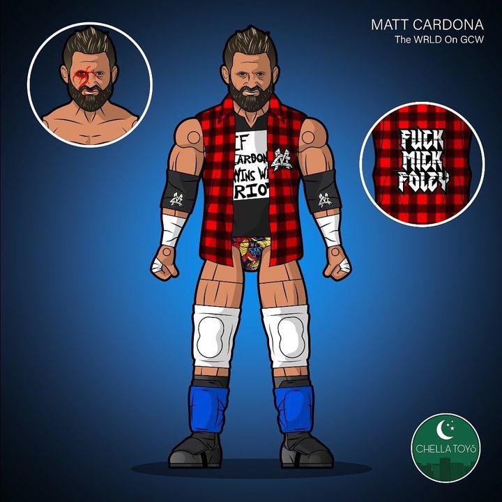 Unreleased Chella Toys Uncensored Collection Matt Cardona