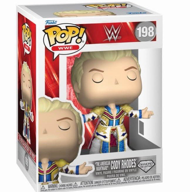 2026 WWE Funko POP! Vinyls 198 "The American Nightmare" Cody Rhodes