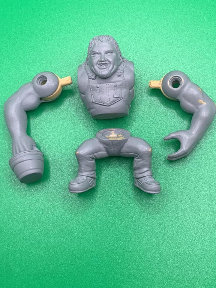 Unreleased WWF Playmates Toys Grudge Match Henry O. Godwinn