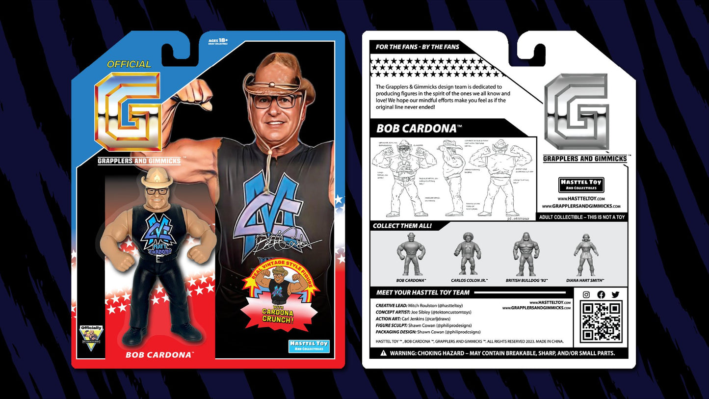 2024 Hasttel Toy Grapplers & Gimmicks Bob Cardona