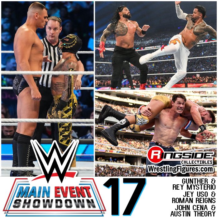 2024 WWE Mattel Championship Showdown Series 17 Austin Theory vs. John Cena
