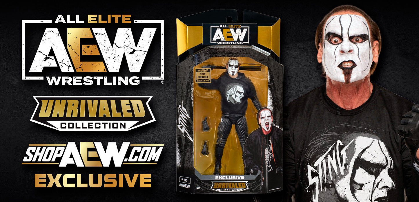 2024 AEW Jazwares Unrivaled Collection Shop AEW Exclusive #10 Sting