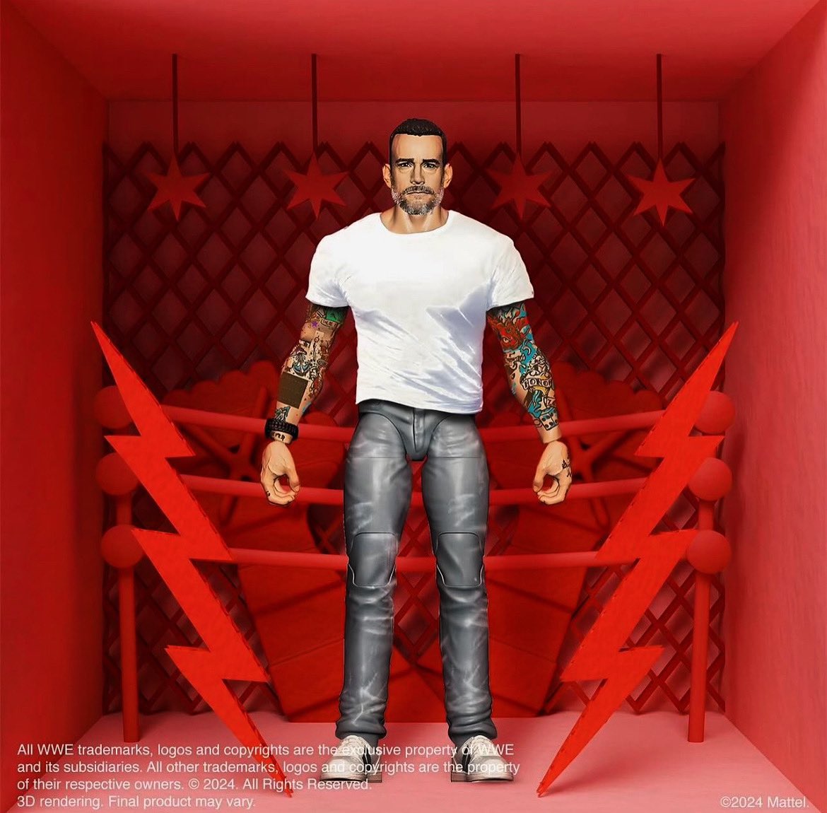 2025 WWE Mattel Elite Collection Mattel Creations Exclusive CM Punk