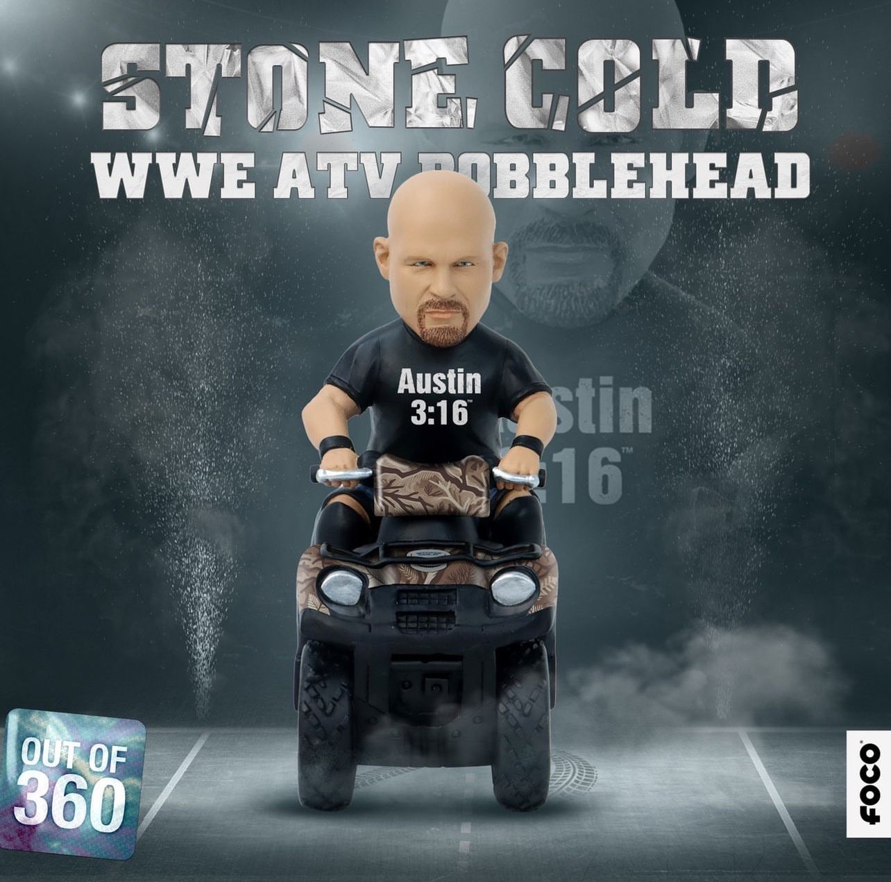 2024 WWE FOCO Bobbleheads Limited Edition Stone Cold Steve Austin