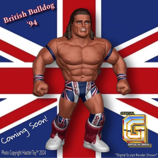 Hasttel Toy Grapplers & Gimmicks British Bulldog '94