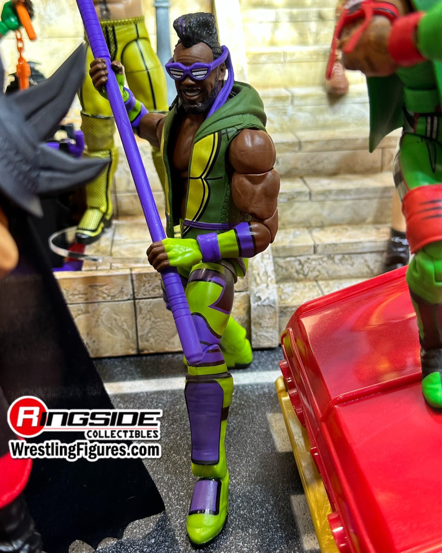 2024 WWE x TMNT Mattel Elite Collection Series 1 Xavier Woods