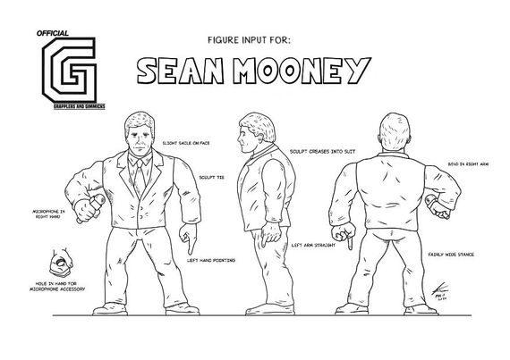 2025 Hasttel Toy Grapplers & Gimmicks Sean Mooney