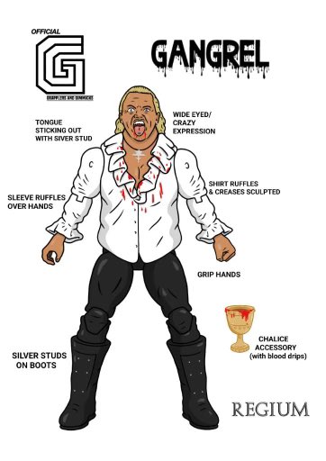 Hasttel Toy Grapplers & Gimmicks Regium Series Gangrel