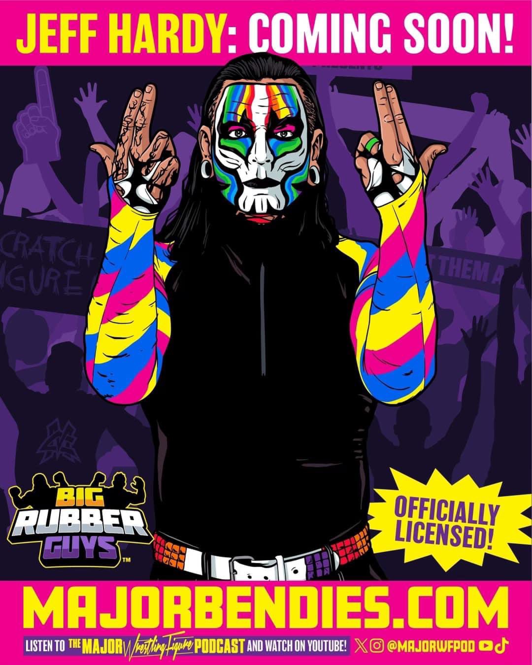 2025 Major Wrestling Figure Podcast Big Rubber Guys Series 9 Jeff Hardy