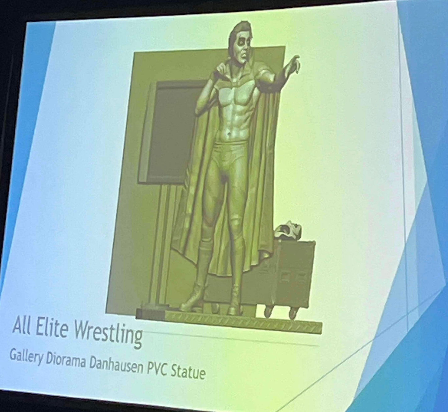Unreleased AEW Diamond Select Toys Gallery Diorama Danhausen