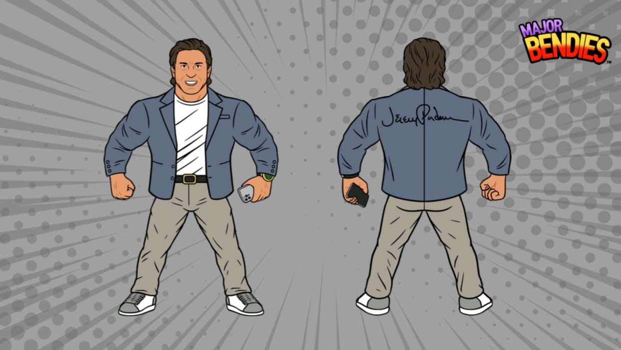 2025 Major Wrestling Figure Podcast Major Bendies Series 8 Jeremy Padawer