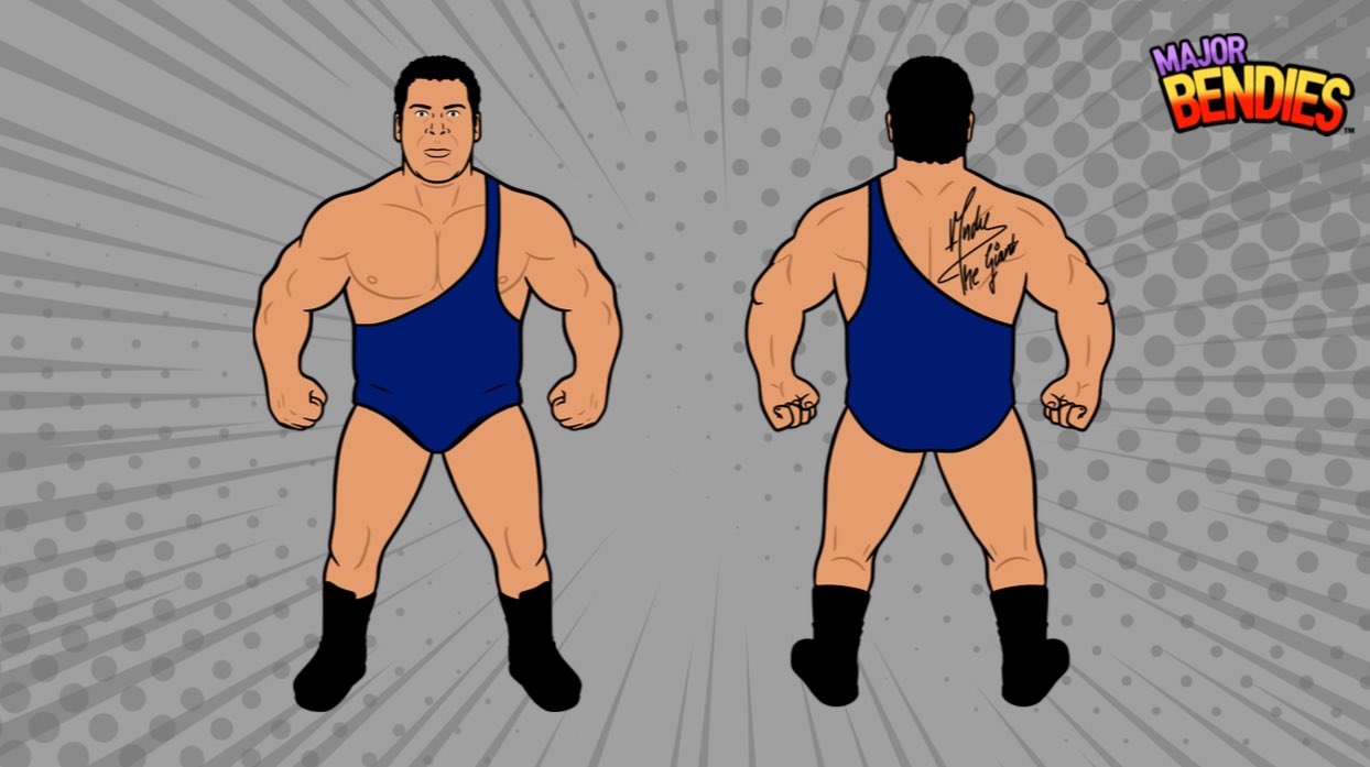 2025 MAJOR Bendies Series 8 Andre the Giant