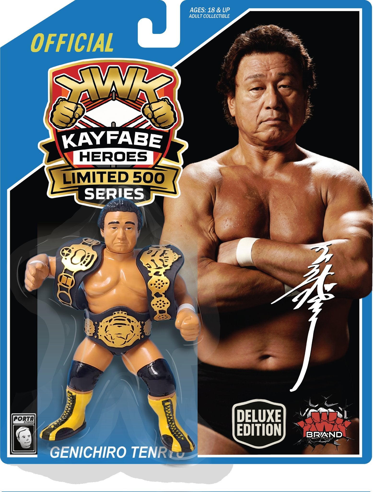 2026 KWK Kayfabe Heroes Limited 500 Series Genichiro Tenryu