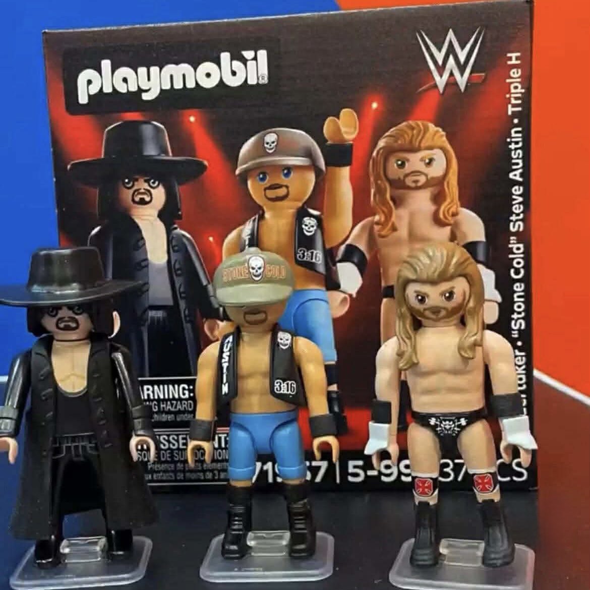 WWE Playmobil 3-Pack: Undertaker, "Stone Cold" Steve Austin & Triple H