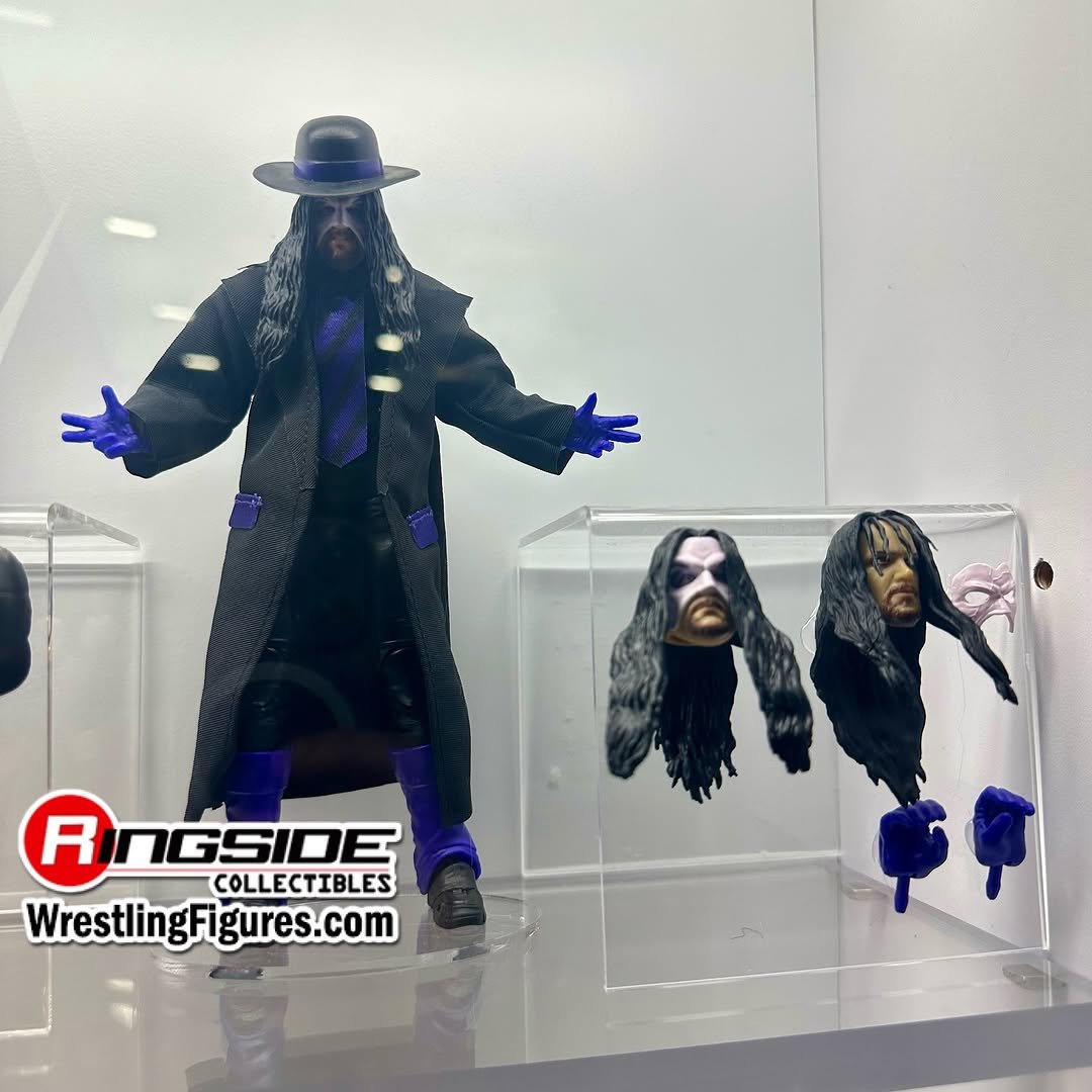Accessories Set, Undertaker 15,2 cm da collezione con teste e Accessories Set, Undertaker 15,2 cm da collezione con teste e