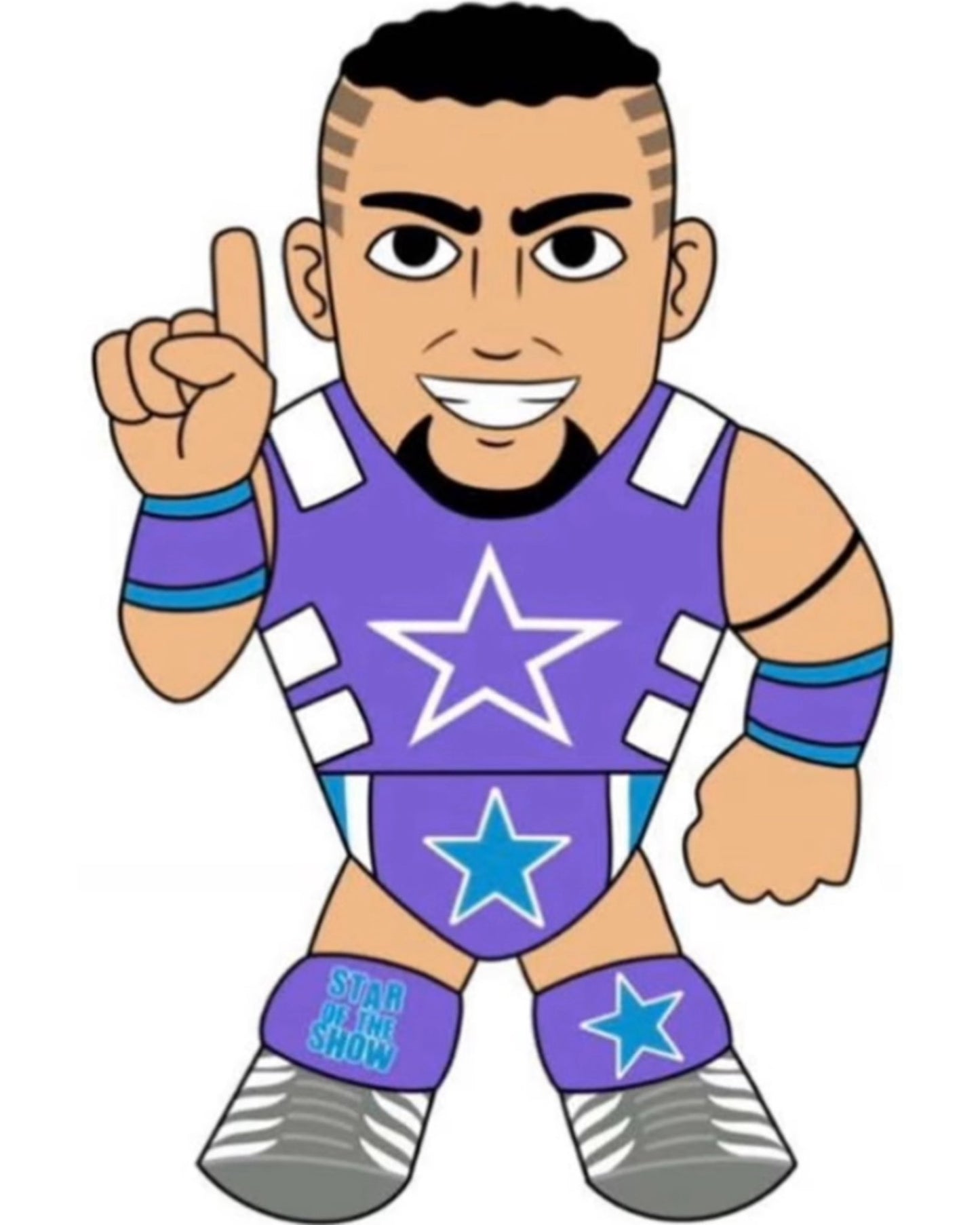 2025 Pro Wrestling Tees Micro Brawlers Limited Edition Brad Attitude