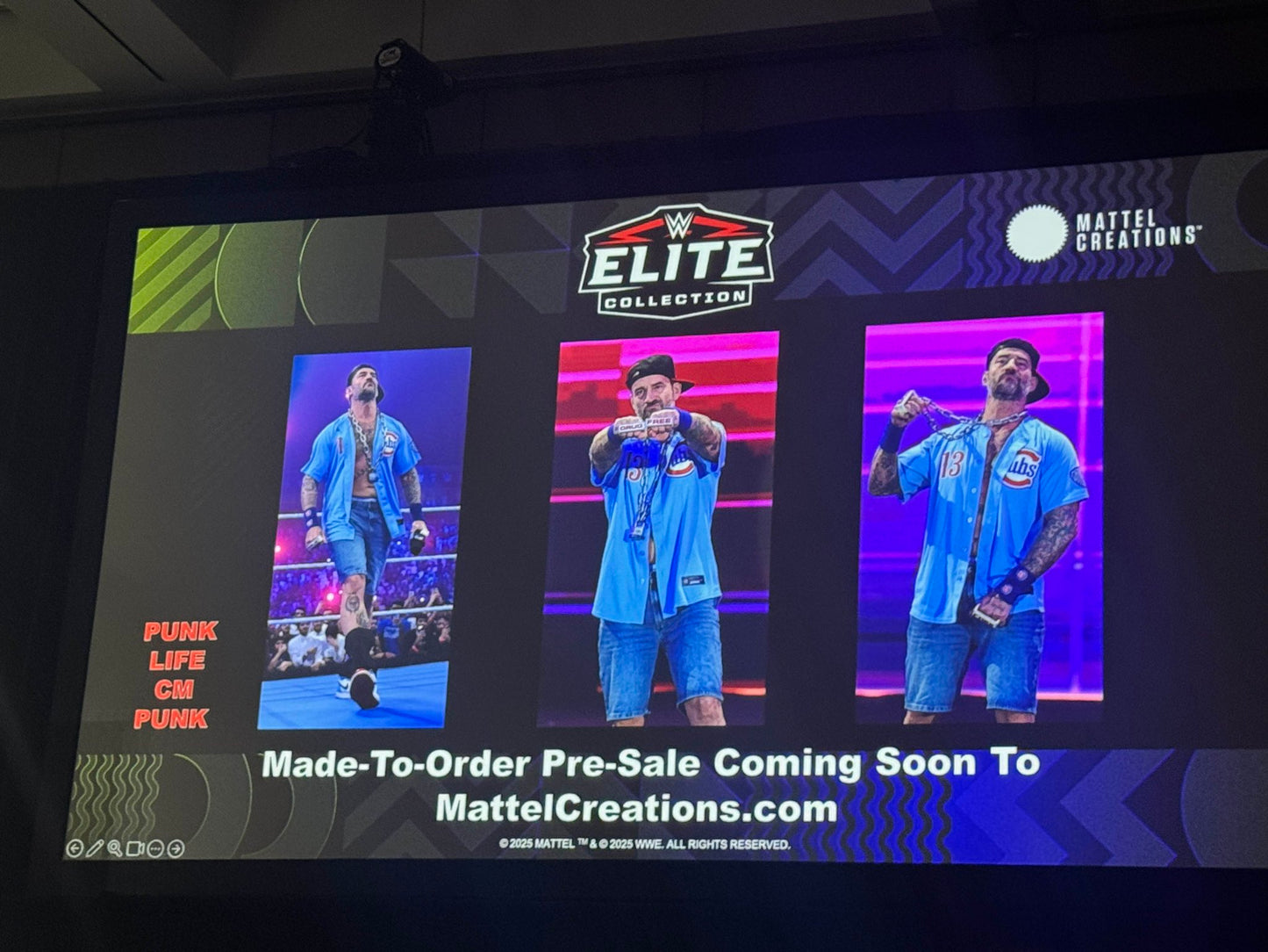 2026 WWE Mattel Elite Collection Mattel Creations Exclusive "Punk Life" CM Punk