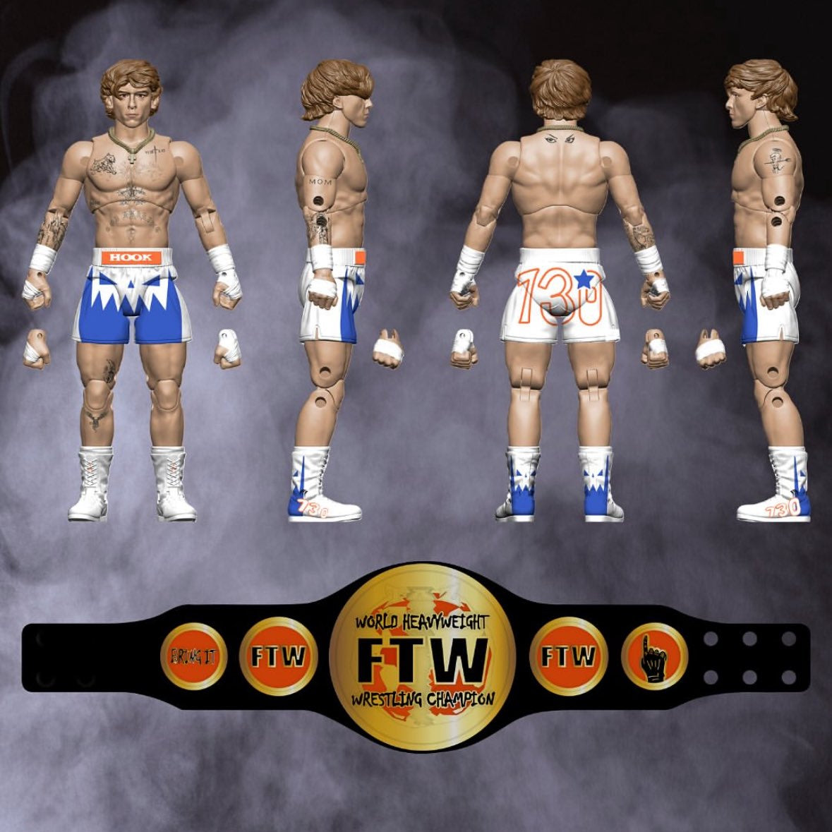 2026 AEW Jazwares Unmatched Collection Series 13 #98 Hook