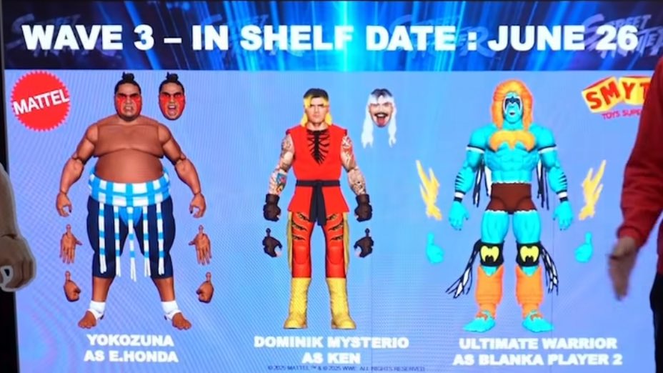 WWE x Street Fighter Elite Collection Series 3 Dominik Mysterio as Ken