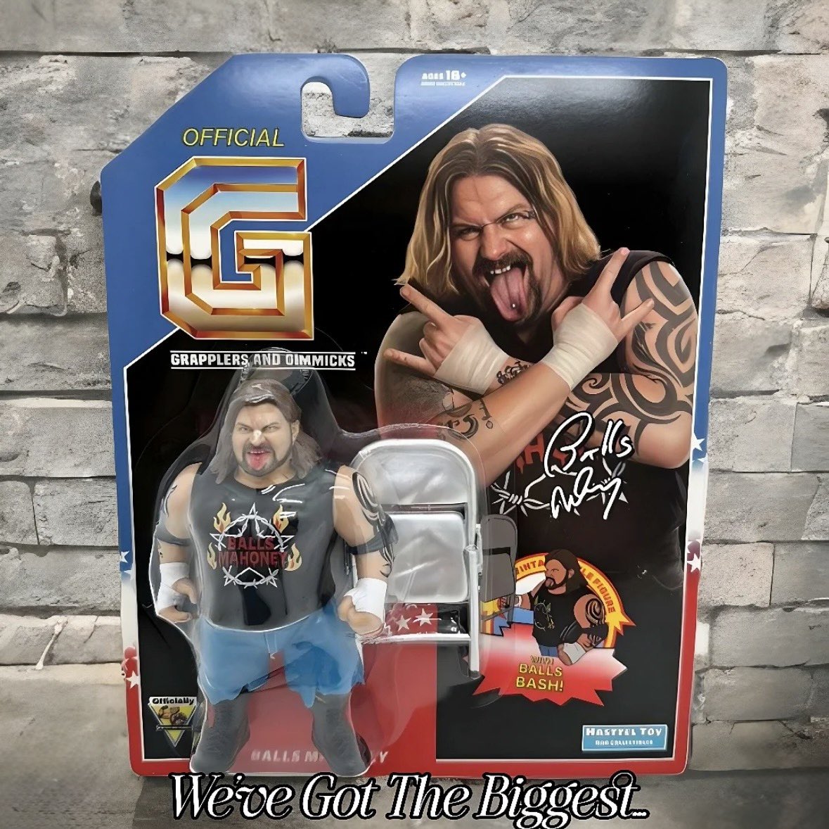 2026 Hasttel Toy Grapplers & Gimmicks Balls Mahoney – Wrestling