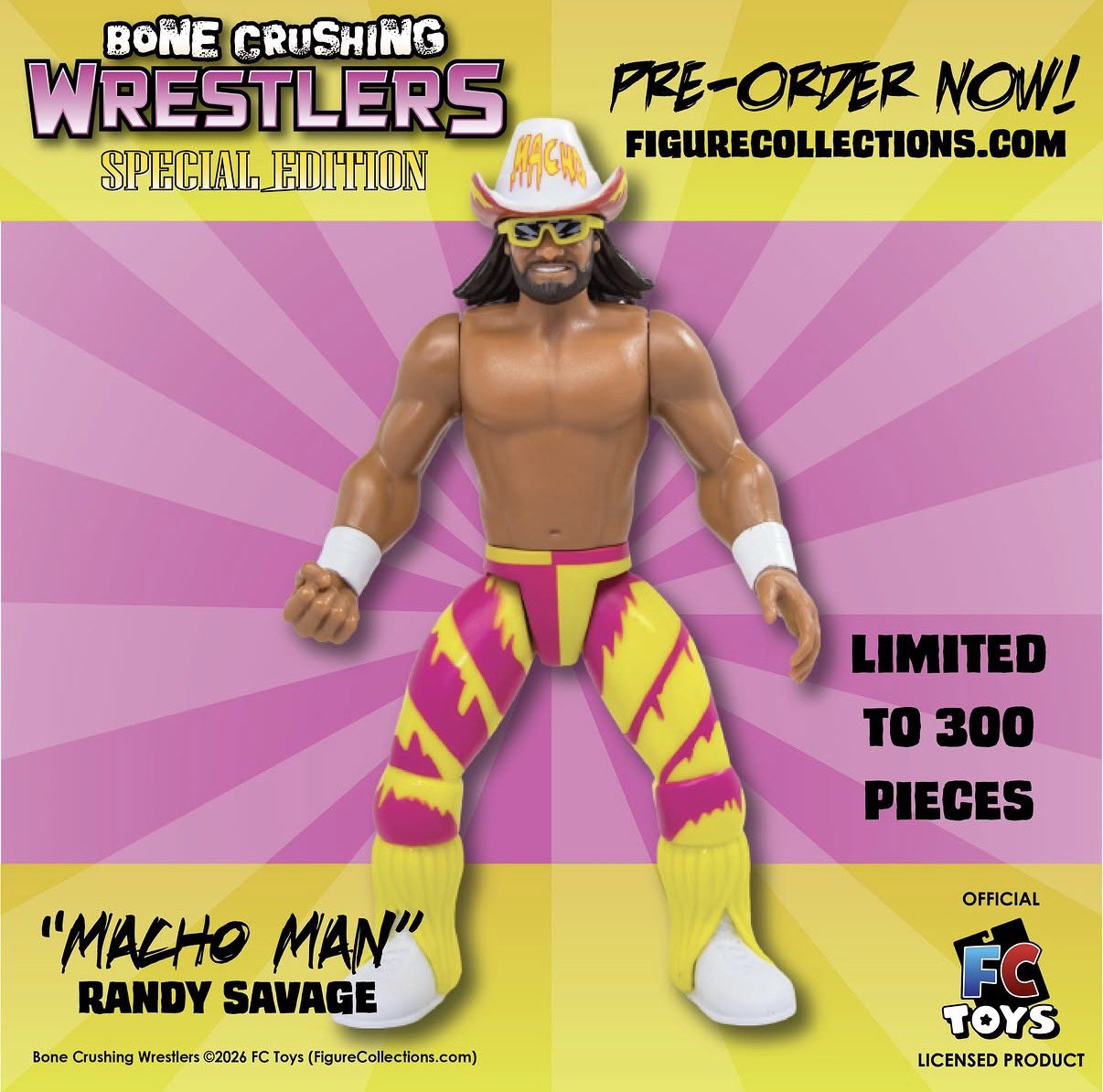 FC Toys Bone Crushing Wrestlers Special Edition "Macho Man" Randy Savage