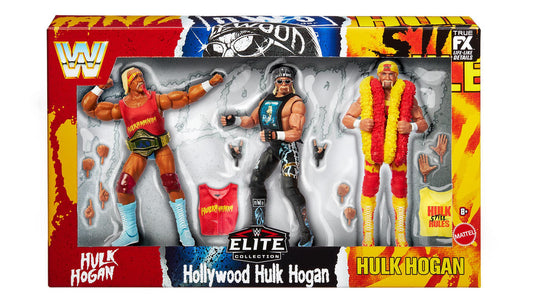 2024 WWE Mattel Elite Collection Target Exclusive Hulkamania 40th Anniversary 3-Pack