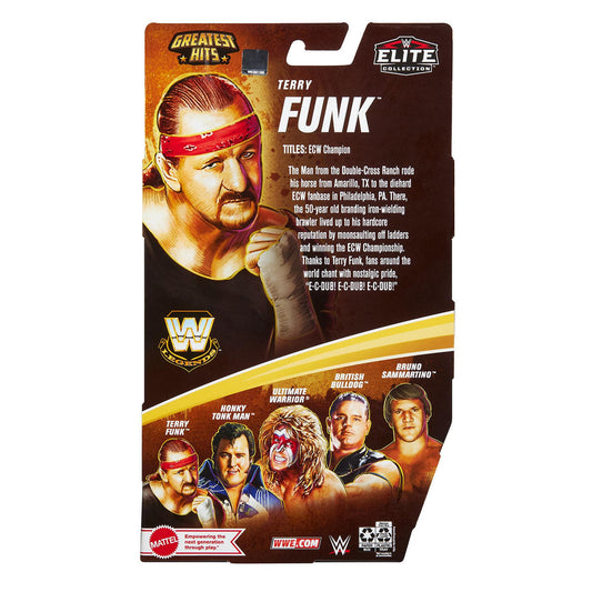 2023 WWE Mattel Elite Collection Legends Greatest Hits Series 1 Terry Funk [Exclusive]