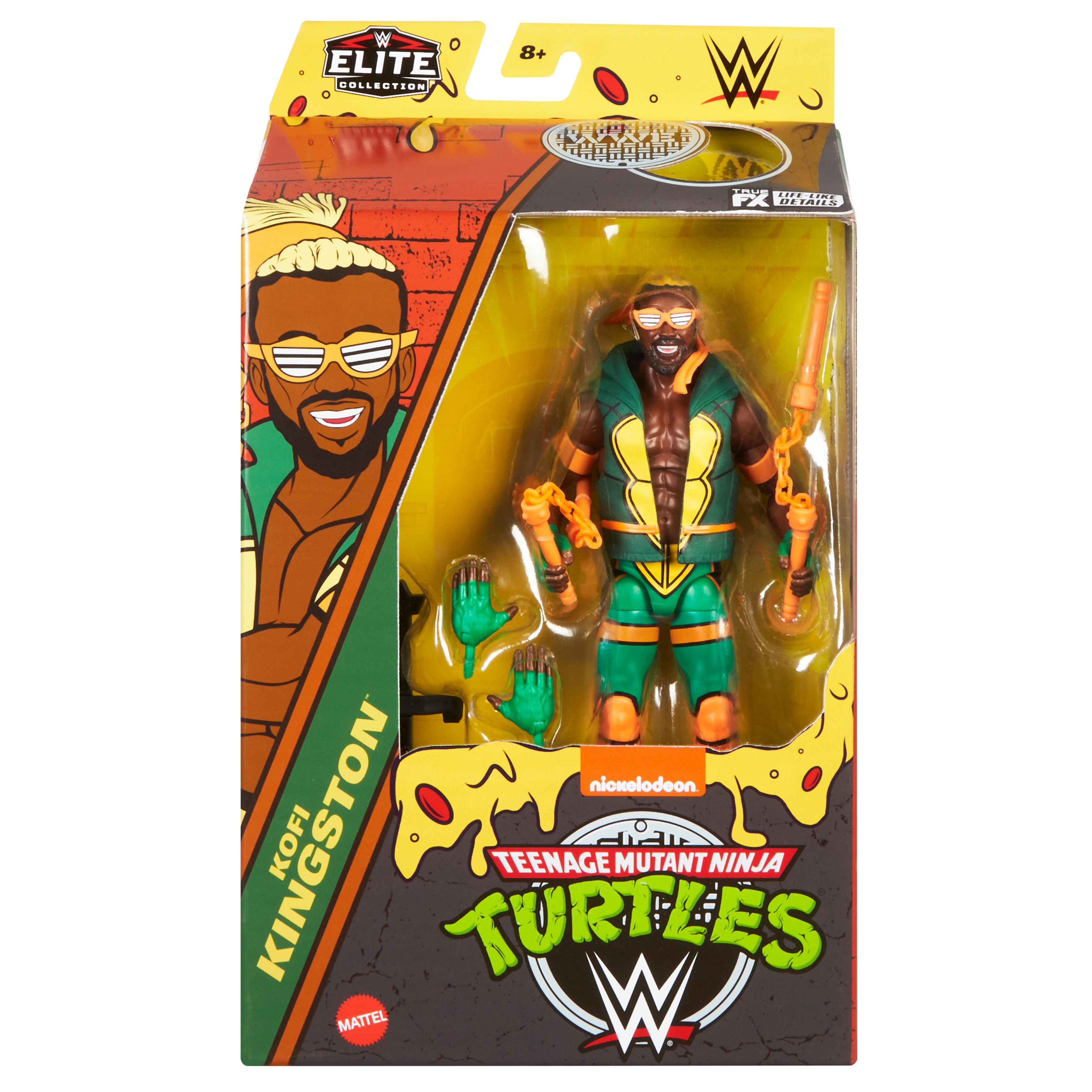 2024 WWE x TMNT Mattel Elite Collection Series 1 Kofi Kingston