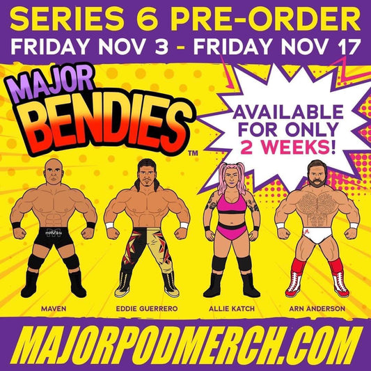 2024 Major Wrestling Figure Podcast Major Bendies Series 6 Arn Anderson