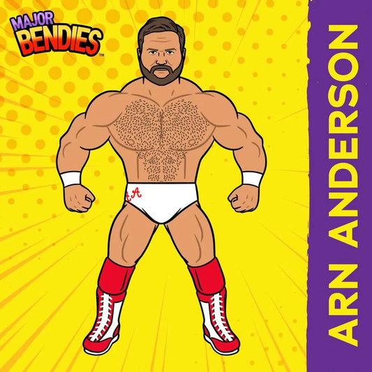 2024 Major Wrestling Figure Podcast Major Bendies Series 6 Arn Anderson