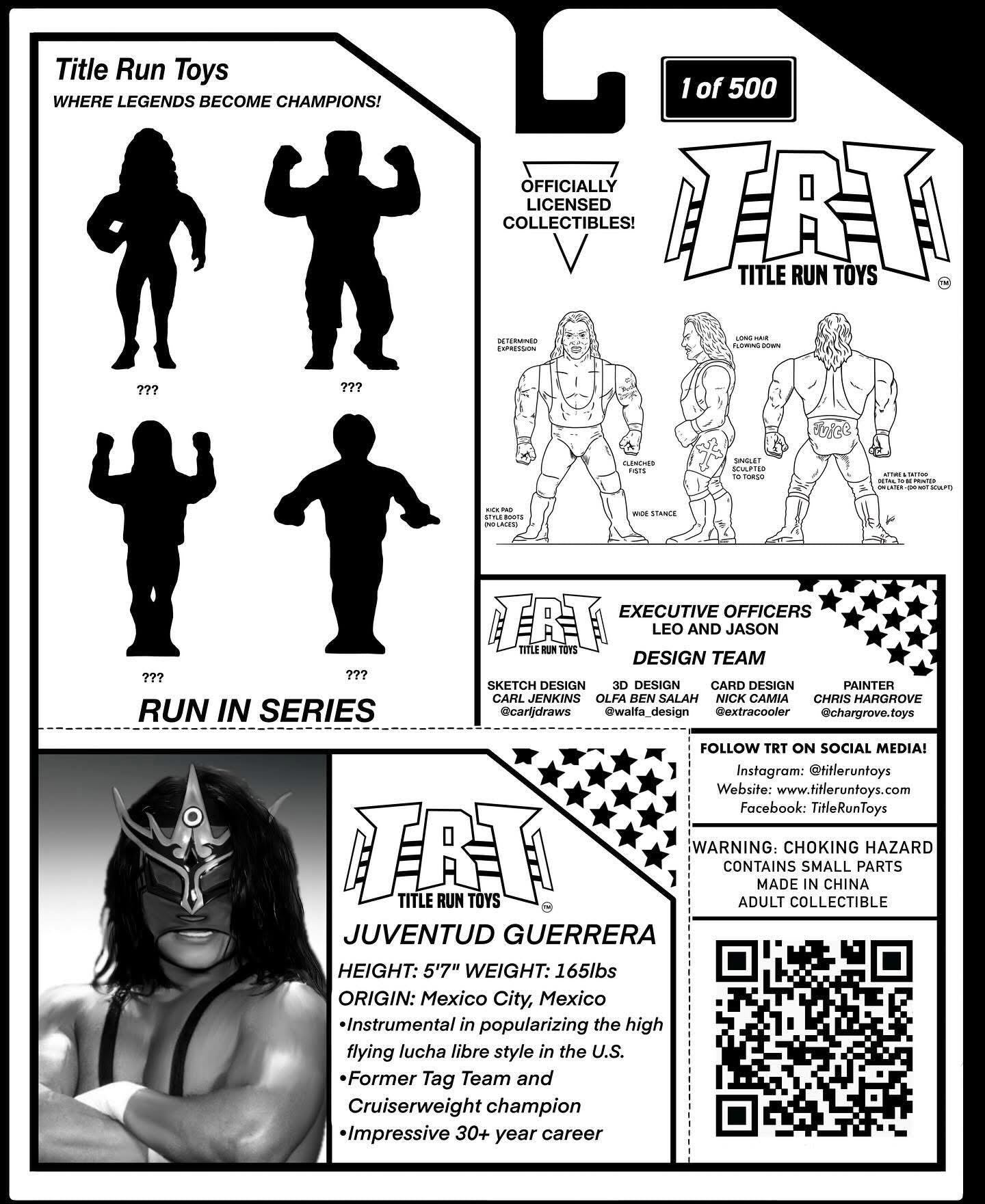2025 Title Run Toys Series 1 Limited Edition Juventud Guerrera
