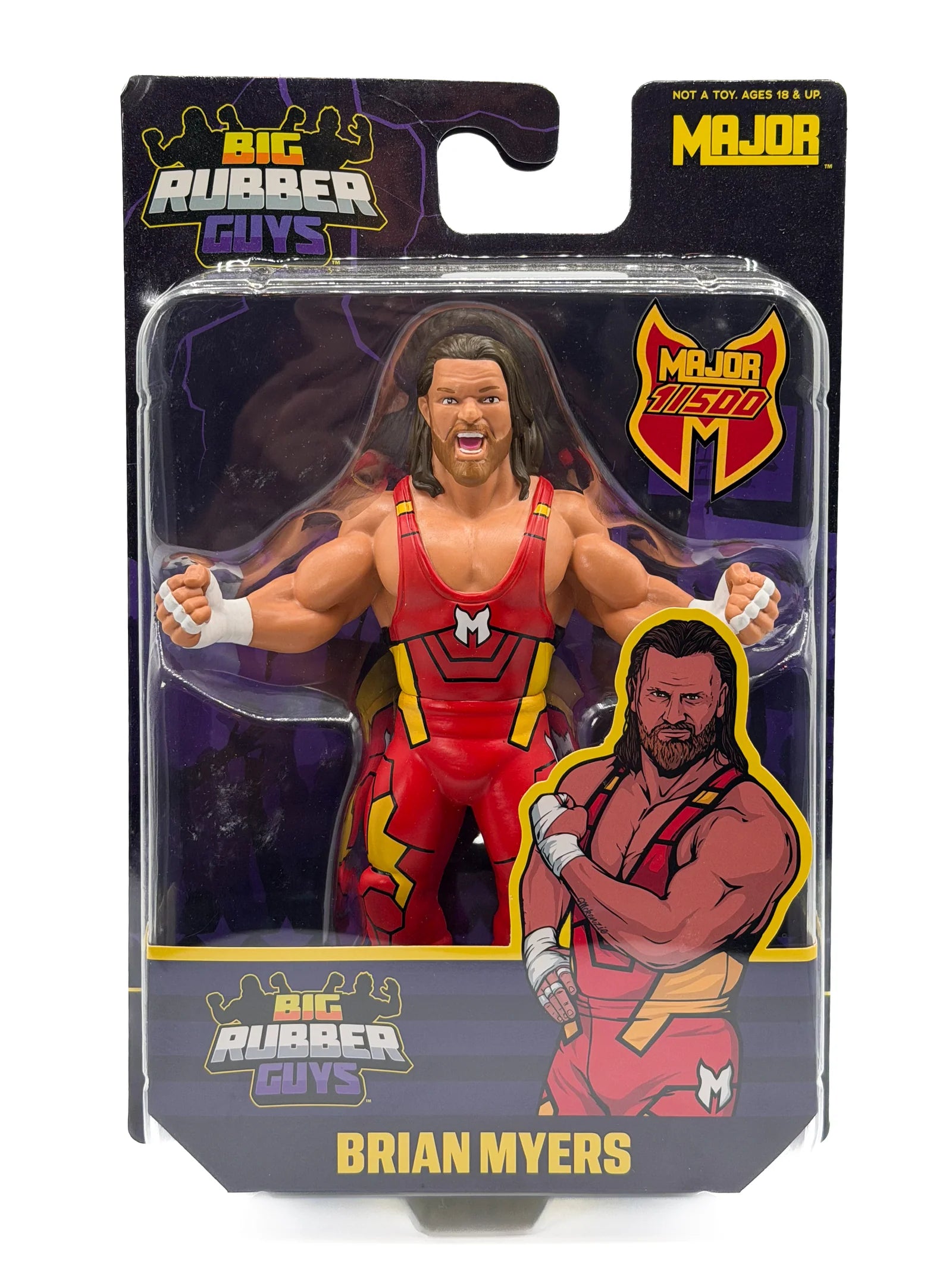 2025 MAJOR Big Rubber Guys NYCC Exclusive Brian Myers – Wrestling
