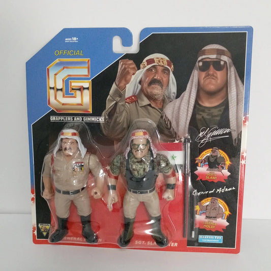 2026 Hasttel Toy Grapplers & Gimmicks Legacy Collection 2-Pack: Sgt. Slaughter & General Adnan