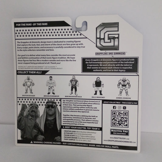 2026 Hasttel Toy Grapplers & Gimmicks Legacy Collection 2-Pack: Sgt. Slaughter & General Adnan