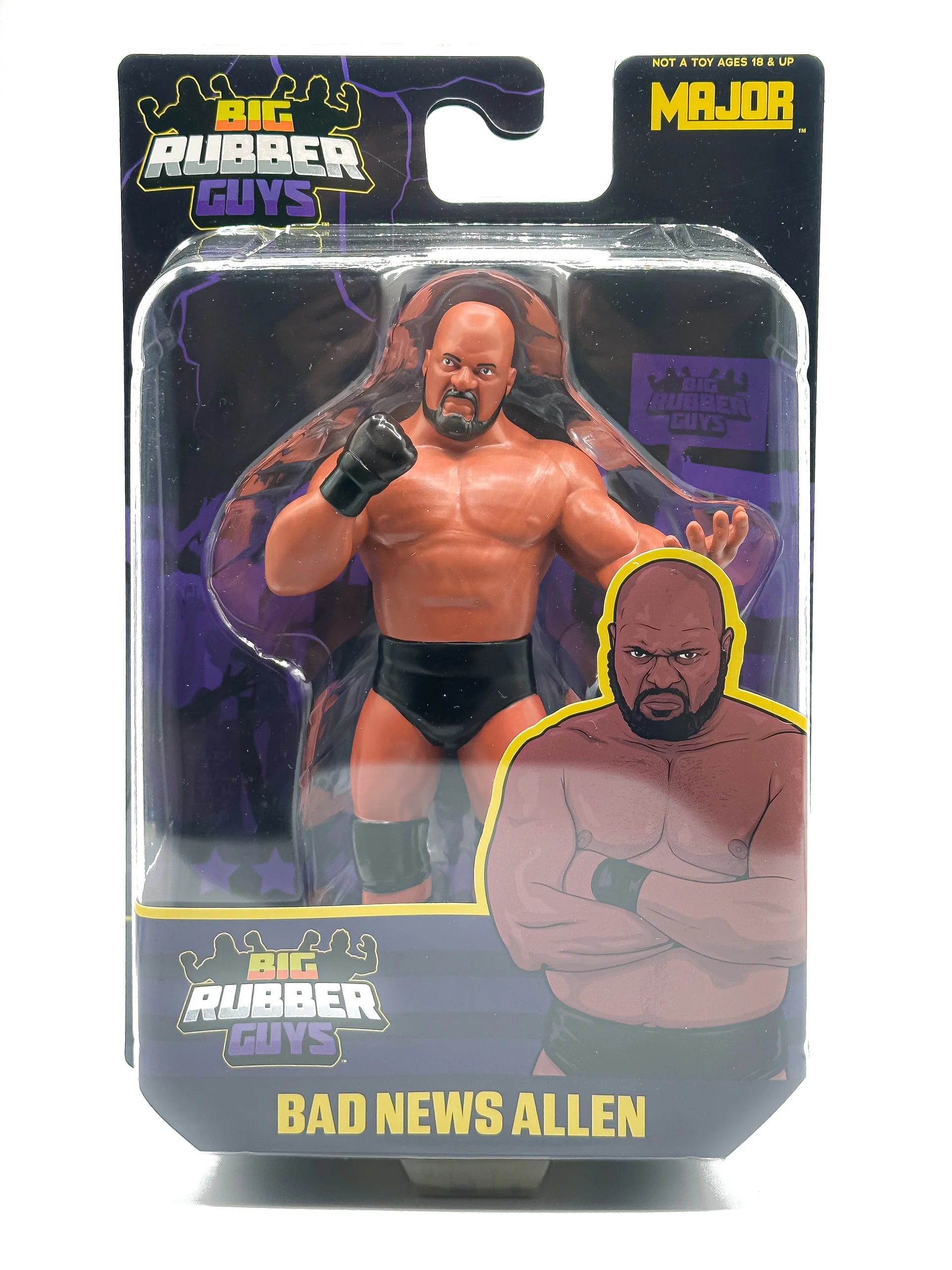 2025 MAJOR Big Rubber Guys Series 10 Bad News Allen – Wrestling