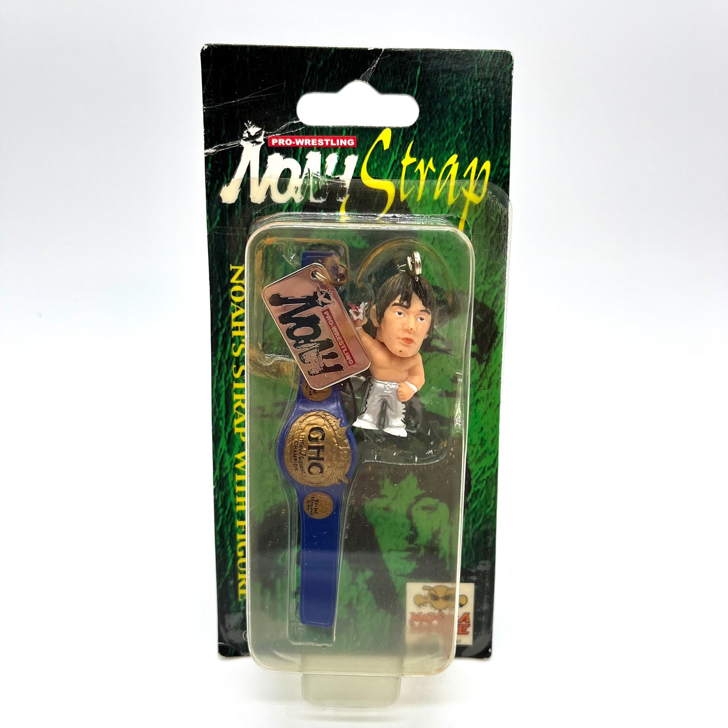 Pro-Wrestling NOAH Mogura House Mini Big Heads/Pro-Kaku Heroes Naomichi Marufuji Figure Strap