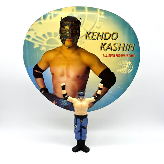 2000 AJPW Kendo Kashin Paper Fan Figure