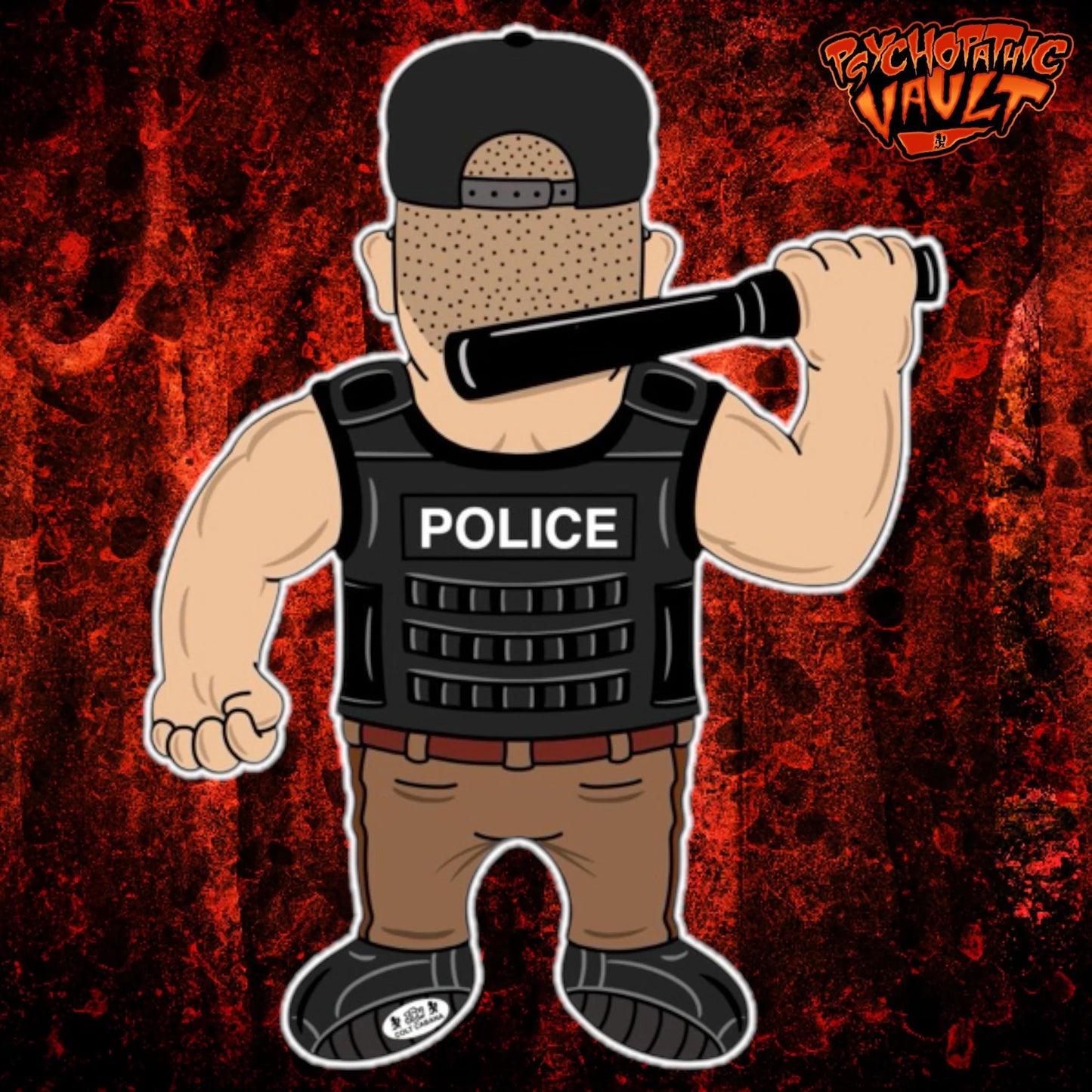 2024 JCW Psycopathic Vault Colt Cabana 12" Wrestling Buddy