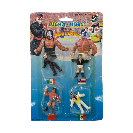 Lucha-Libre International Wrestling Championship Mini Figure 4-Pack [Octagon & Mascara Sagrada]
