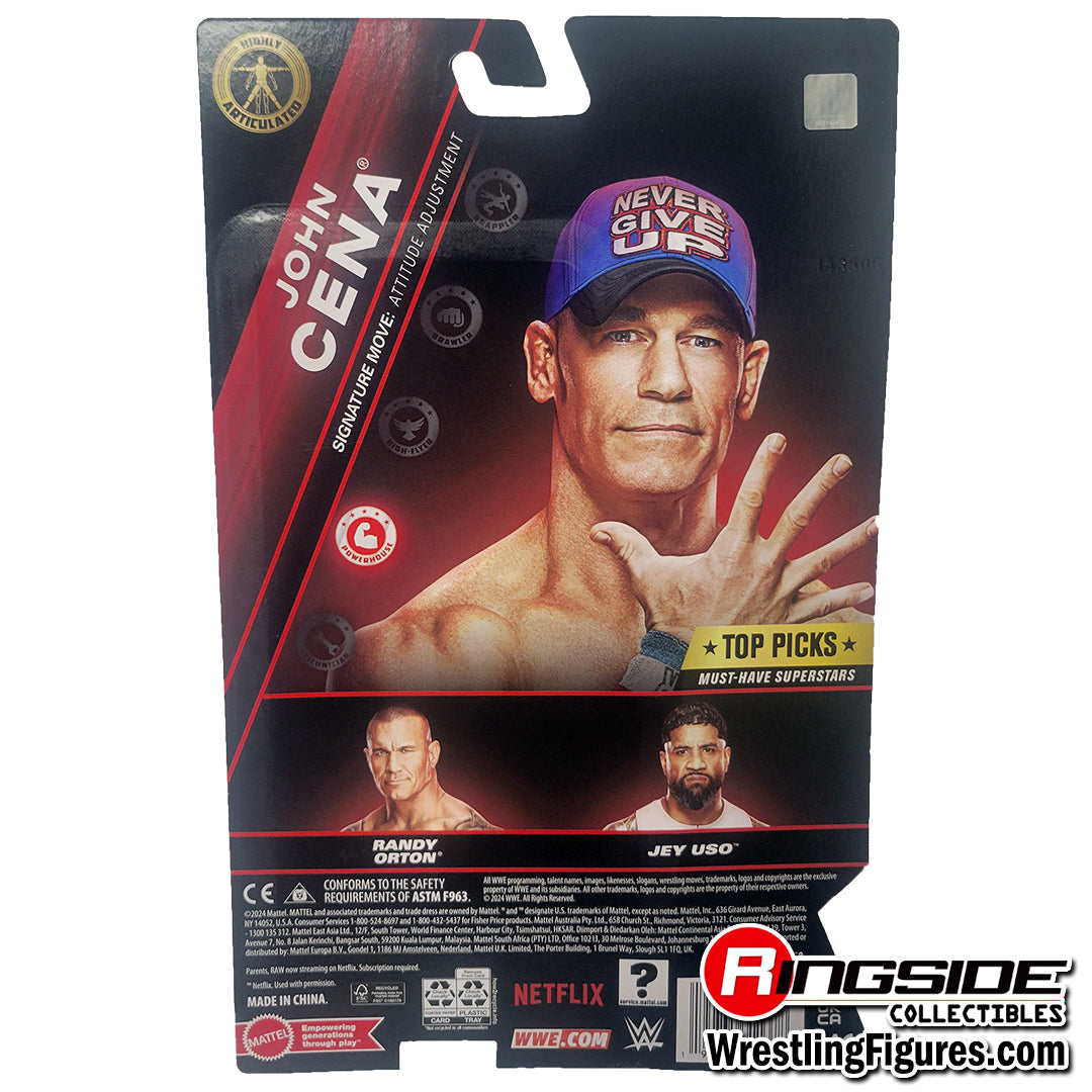 2025 WWE Mattel Main Event Series Top Picks John Cena