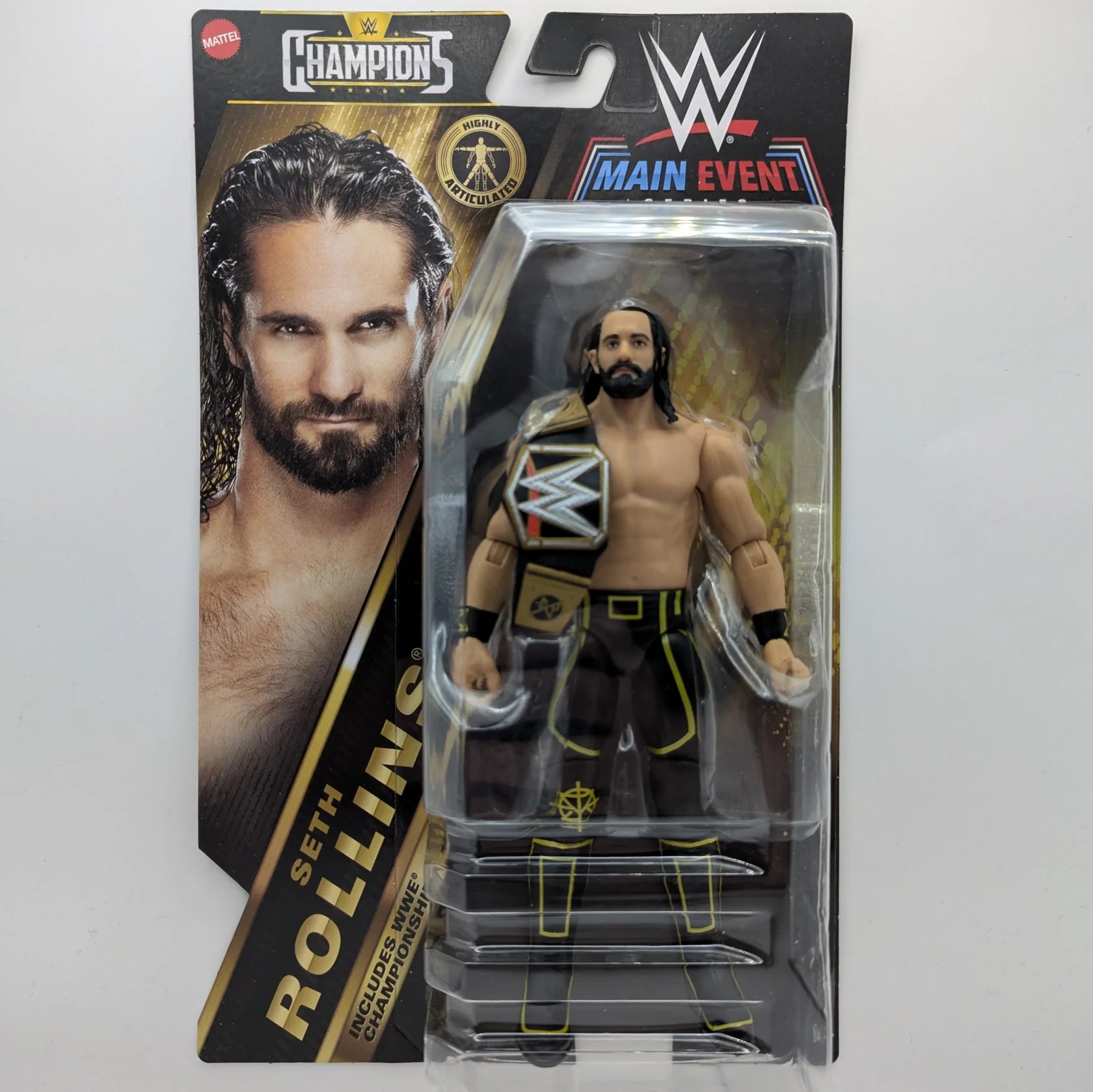 2025 WWE Mattel Main Event Champions Series 5 Seth Rollins 2025 WWE Mattel Main Event Champions Series 5 Seth Rollins