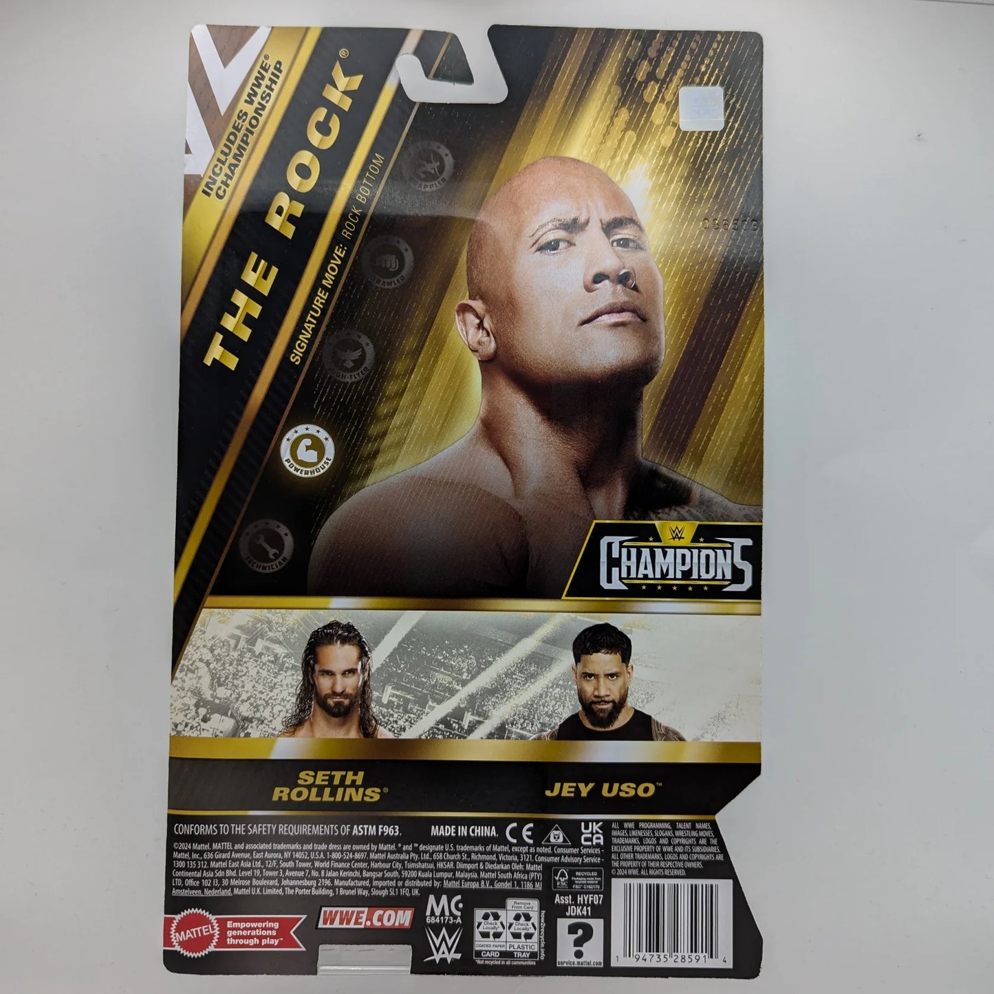 2025 WWE Mattel Main Event Champions Series 5 The Rock