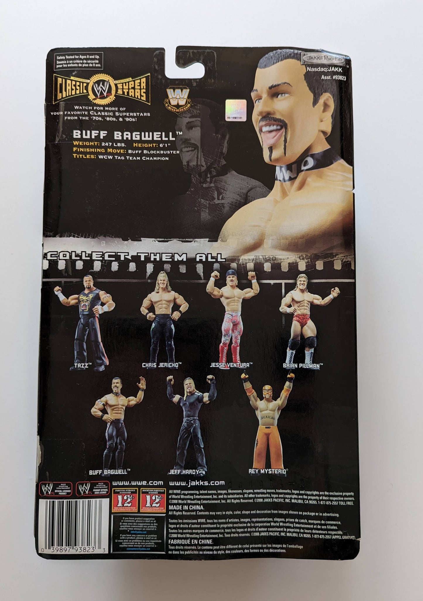 2008 WWE Jakks Pacific Classic Superstars Series 21 Buff Bagwell